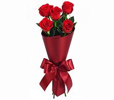 Букет 5 Красных роз Эдлесс Лав в Терновском