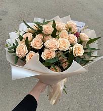 Букет Кремовые розы Латте в Терновском