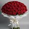 Букет 101 Красная роза Блэк Мэджик в Терновском