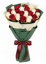 Букет Микс из красных и белых роз #REPLACE_PRED# Терновском