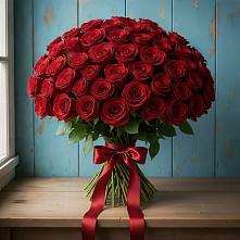 Букет Красные розы Блэк Меджик в Терновском