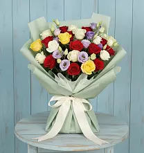 Букет цветов из:  Розы #REPLACE_PRED# Терновском