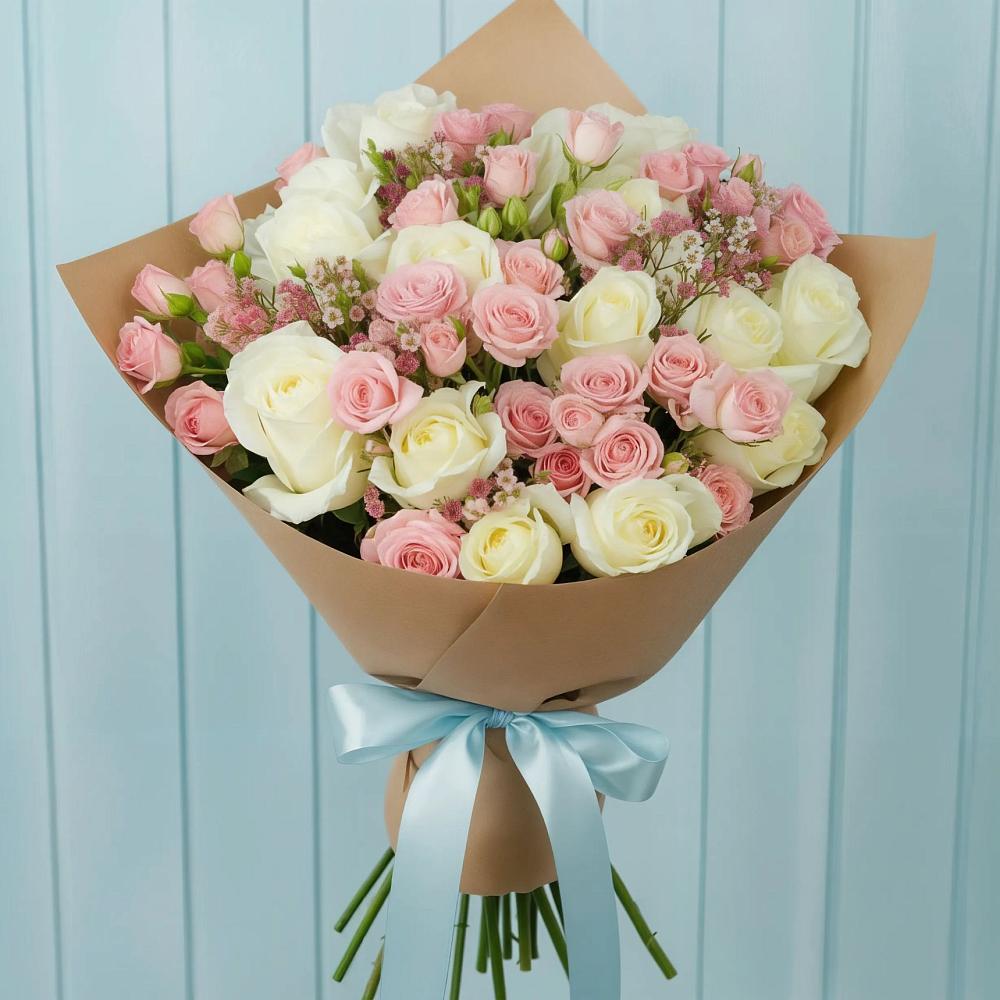 Букет цветов из: Розы в Терновском