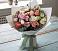 Букет цветов из: Розы, Лизиантусы и Гвоздики в Терновском