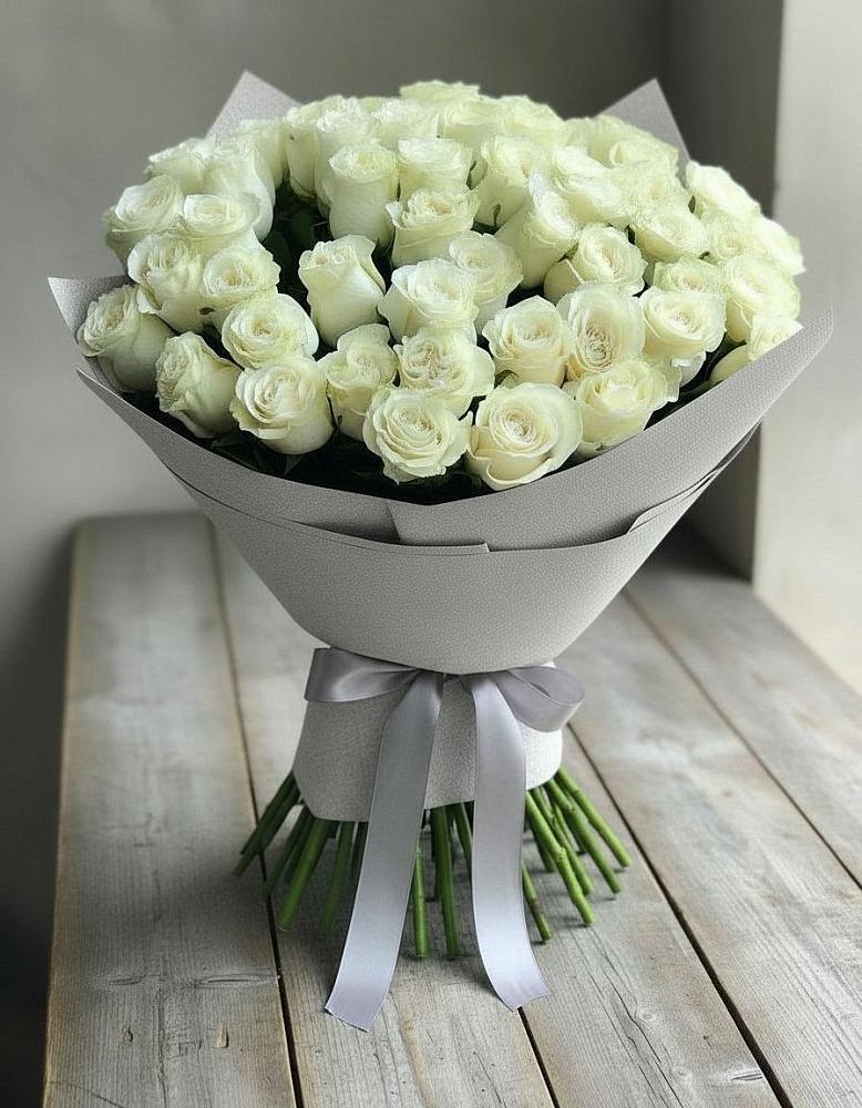 Букет 35 Белых роз в Терновском