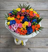 Букет цветов из:  Розы и Хризантемы в Терновском
