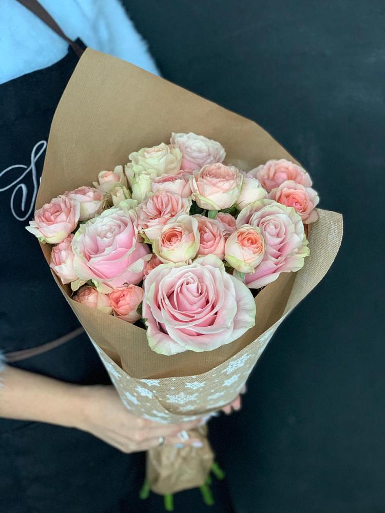 Букет цветов из: Хризантемы и Розы в Терновском