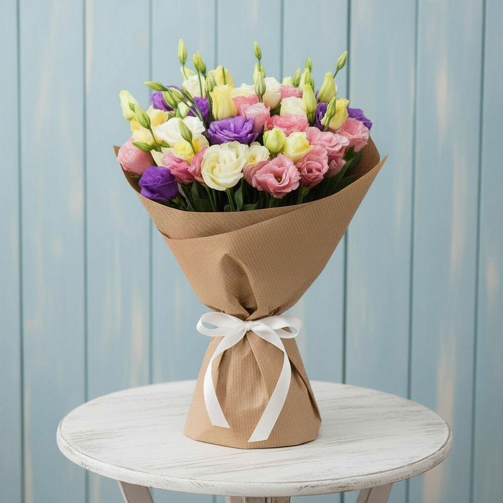 Букет цветов из: Лизиантусы в Терновском