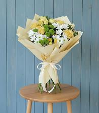 Букет цветов из:  Хризантемы и Розы #REPLACE_PRED# Терновском