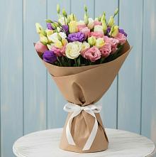 Букет цветов из:  Лизиантусы в Терновском