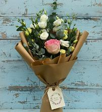 Букет цветов из:  Розы и Лизиантусы #REPLACE_PRED# Терновском
