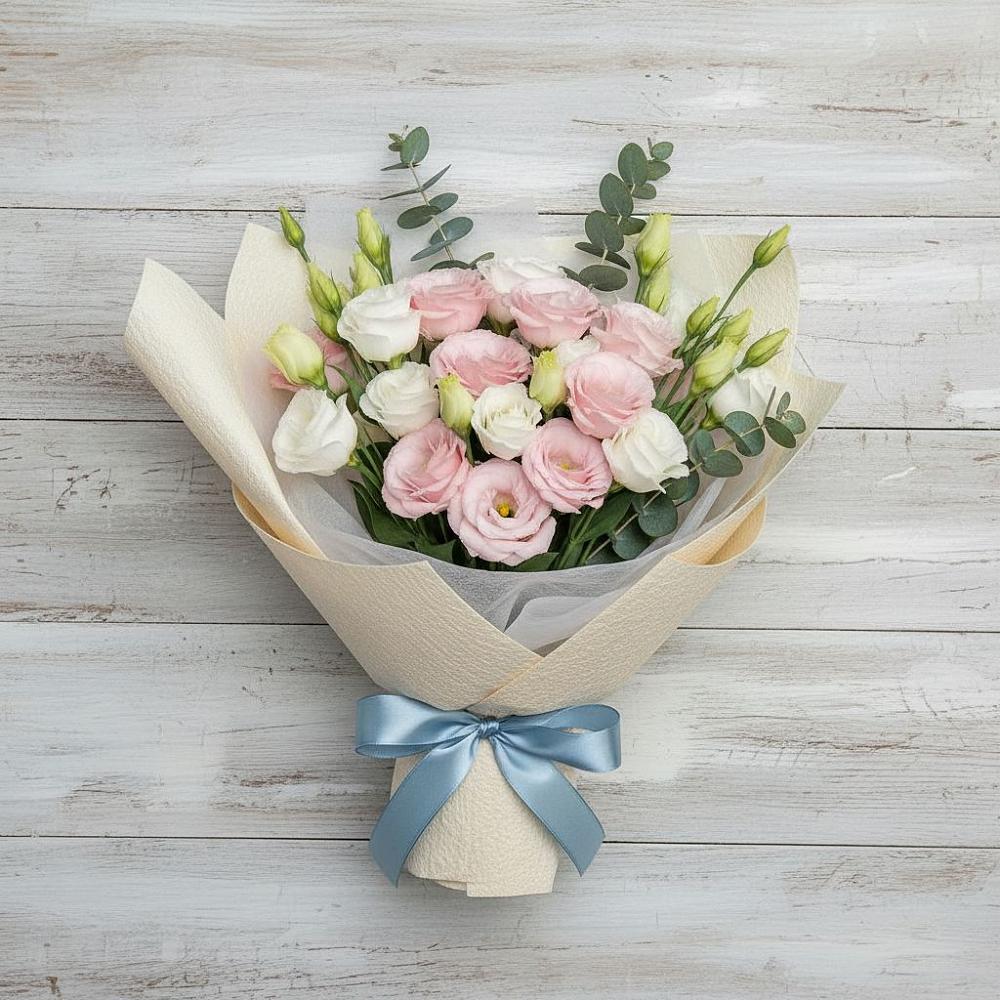 Букет цветов из: Лизиантусы в Терновском